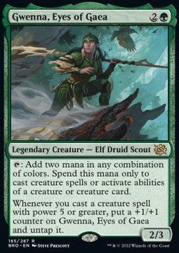 Gwenna, Eyes of Gaea⁣ - The Brothers' War⁣ (Rare)⁣ [185]