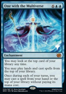 One with the Multiverse (V.2)⁣ - The Brothers' War: Promos⁣ (Mythic)⁣ [59]