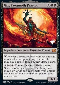 Gix, Yawgmoth Praetor (V.2)⁣ - The Brothers' War: Promos⁣ (Mythic)⁣ [95]