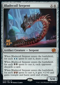 Bladecoil Serpent (V.1) - The Brothers' War: Promos (Mythic) [PBRO-229]