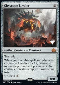 Cityscape Leveler (V.2)⁣ - The Brothers' War: Promos⁣ (Mythic)⁣ [233]