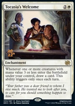 Tocasia's Welcome (V.1)⁣ - The Brothers' War: Promos⁣ (Rare)⁣ [30]