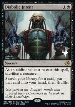 Diabolic Intent (V.2)⁣ - The Brothers' War: Promos⁣ (Rare)⁣ [89]