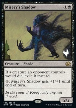 Misery's Shadow (V.2)⁣ - The Brothers' War: Promos⁣ (Rare)⁣ [107]
