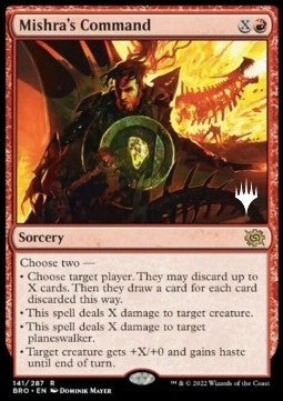 Mishra's Command (V.2)⁣ - The Brothers' War: Promos⁣ (Rare)⁣ [141]