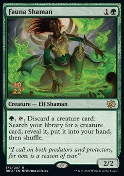 Fauna Shaman (V.1) - The Brothers' War: Promos (Rare) [PBRO-179]