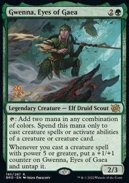 Gwenna, Eyes of Gaea (V.1)⁣ - The Brothers' War: Promos⁣ (Rare)⁣ [185]