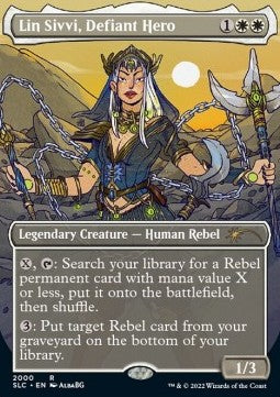 Lin Sivvi, Defiant Hero⁣ - Secret Lair Drop Series: 30th Anniversary Countdown Kit⁣ (Rare)⁣ [2000]