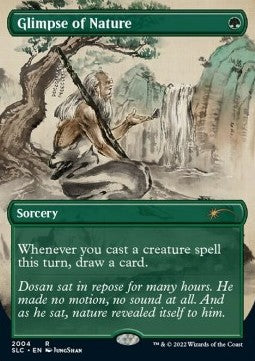 Glimpse of Nature⁣ - Secret Lair Drop Series: 30th Anniversary Countdown Kit⁣ (Rare)⁣ [2004]
