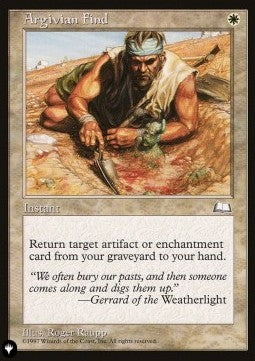 Argivian Find⁣ - The List⁣ (Uncommon)⁣ [6]