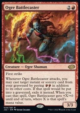 Ogre Battlecaster⁣ - Jumpstart 2022⁣ (Rare)⁣ [36]