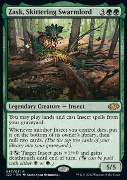 Zask, Skittering Swarmlord⁣ - Jumpstart 2022⁣ (Rare)⁣ [47]