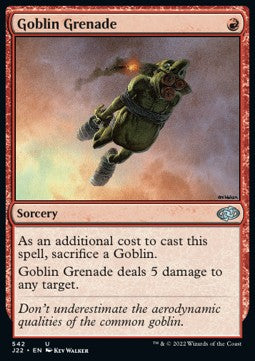 Goblin Grenade⁣ - Jumpstart 2022⁣ (Uncommon)⁣ [542]
