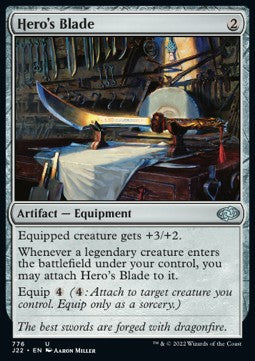 Hero's Blade⁣ - Jumpstart 2022⁣ (Uncommon)⁣ [776]