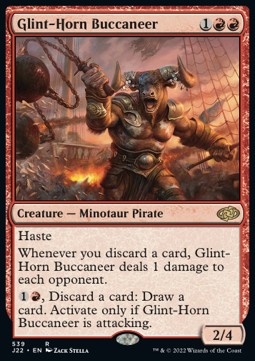 Glint-Horn Buccaneer⁣ - Jumpstart 2022⁣ (Rare)⁣ [539]