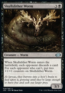 Skullslither Worm⁣ - Jumpstart 2022⁣ (Uncommon)⁣ [26]