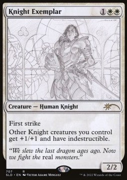 Knight Exemplar⁣ - Secret Lair Drop Series⁣ (Rare)⁣ [707]