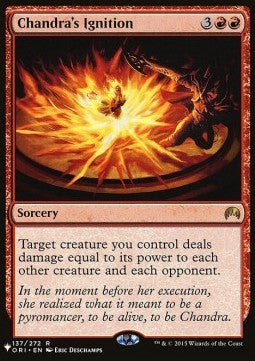 Chandra's Ignition⁣ - Secret Lair Drop Series: Secretversary 2021⁣ (Rare)⁣ [137]