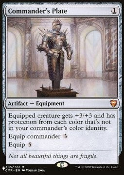 Commander's Plate⁣ - Secret Lair Drop Series: Secretversary 2021⁣ (Mythic)⁣ [305]