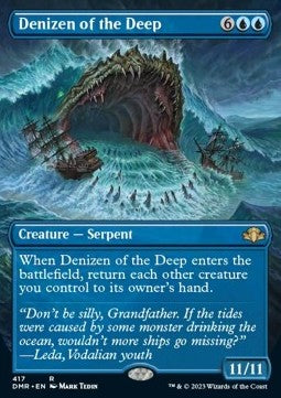 Denizen of the Deep (V.2)⁣ - Dominaria Remastered: Extras⁣ (Rare)⁣ [417]