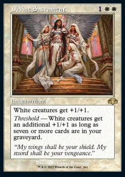 Divine Sacrament⁣ - Dominaria Remastered: Extras⁣ (Rare)⁣ [262]