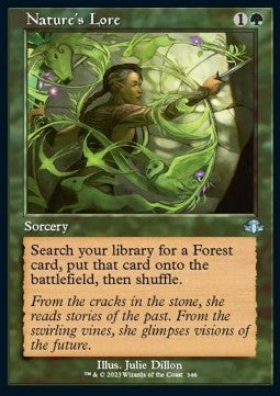 Nature's Lore⁣ - Dominaria Remastered: Extras⁣ (Uncommon)⁣ [346]