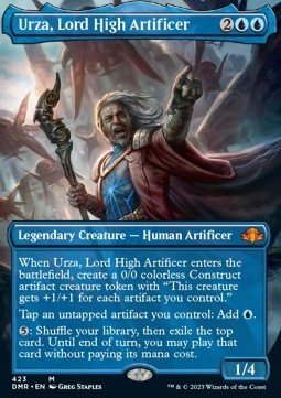 Urza, Lord High Artificer (V.2)⁣ - Dominaria Remastered: Extras⁣ (Mythic)⁣ [423]