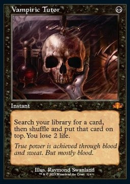 Vampiric Tutor (V.1)⁣ - Dominaria Remastered: Extras⁣ (Mythic)⁣ [314]