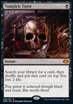 Vampiric Tutor⁣ - Dominaria Remastered⁣ (Mythic)⁣ [108]