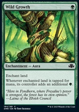 Wild Growth⁣ - Dominaria Remastered⁣ (Common)⁣ [184]