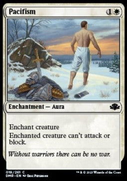 Pacifism⁣ - Dominaria Remastered⁣ (Common)⁣ [19]