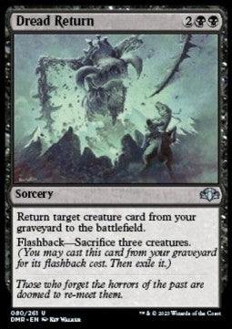 Dread Return⁣ - Dominaria Remastered⁣ (Uncommon)⁣ [80]