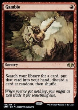 Gamble⁣ - Dominaria Remastered⁣ (Rare)⁣ [121]