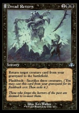 Dread Return⁣ - Dominaria Remastered: Extras⁣ (Uncommon)⁣ [302]
