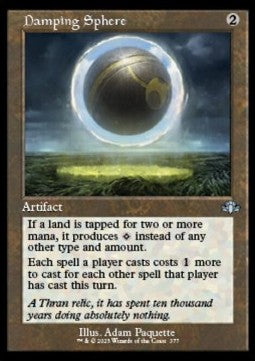Damping Sphere⁣ - Dominaria Remastered: Extras⁣ (Uncommon)⁣ [377]