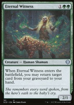 Eternal Witness⁣ - Starter Commander Decks⁣ (Uncommon)⁣ [181]