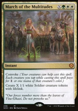 March of the Multitudes⁣ - Starter Commander Decks⁣ (Mythic)⁣ [236]