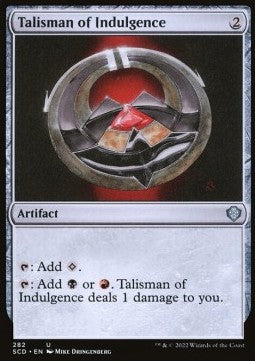 Talisman of Indulgence⁣ - Starter Commander Decks⁣ (Uncommon)⁣ [282]