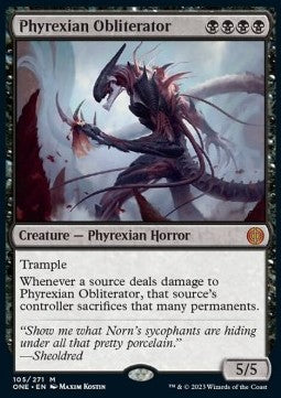Phyrexian Obliterator⁣ - Phyrexia: All Will Be One⁣ (Mythic)⁣ [105]
