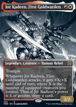 Jor Kadeen, First Goldwarden (V.1)⁣ - Phyrexia: All Will Be One: Extras⁣ (Rare)⁣ [332]