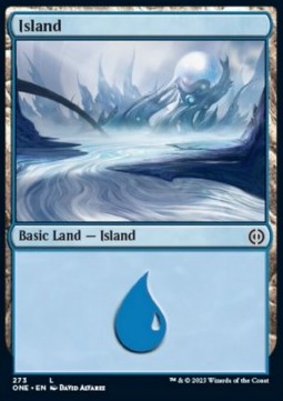 Island⁣ - Phyrexia: All Will Be One: Extras⁣ (Land)⁣ [273]