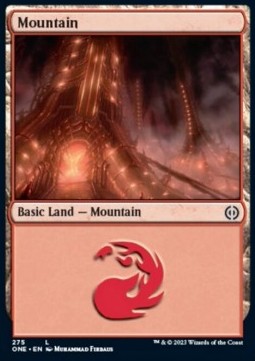 Mountain⁣ - Phyrexia: All Will Be One: Extras⁣ (Land)⁣ [275]