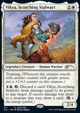 Vikya, Scorching Stalwart⁣ - Universes Within⁣ (Rare)⁣ [11]