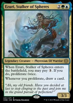 Ezuri, Stalker of Spheres⁣ - Phyrexia: All Will Be One⁣ (Rare)⁣ [201]
