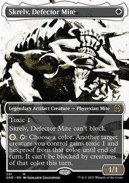Skrelv, Defector Mite (V.1)⁣ - Phyrexia: All Will Be One: Extras⁣ (Rare)⁣ [301]