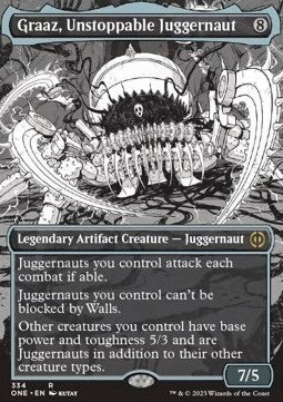 Graaz, Unstoppable Juggernaut (V.1)⁣ - Phyrexia: All Will Be One: Extras⁣ (Rare)⁣ [334]