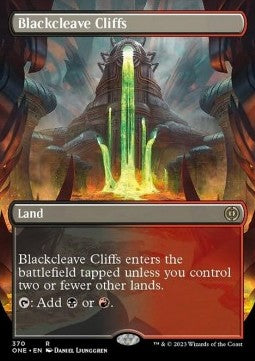 Blackcleave Cliffs⁣ - Phyrexia: All Will Be One: Extras⁣ (Rare)⁣ [370]