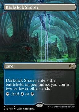 Darkslick Shores⁣ - Phyrexia: All Will Be One: Extras⁣ (Rare)⁣ [372]