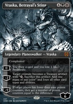 Vraska, Betrayal's Sting (V.2)⁣ - Phyrexia: All Will Be One: Extras⁣ (Mythic)⁣ [337]