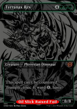 Tyrranax Rex (V.2)⁣ - Phyrexia: All Will Be One: Extras⁣ (Mythic)⁣ [355]